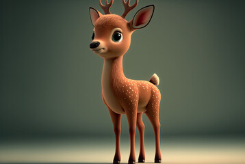 3D Animation deer