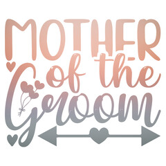 Mother of the Groom Quote. Gradient wedding quote