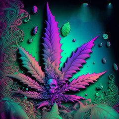 Fototapeta na wymiar Cannabis