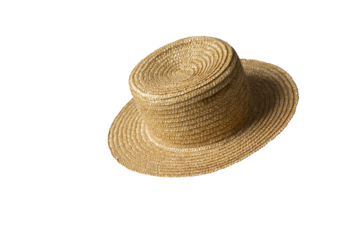 Straw hat. Isolate. PNG