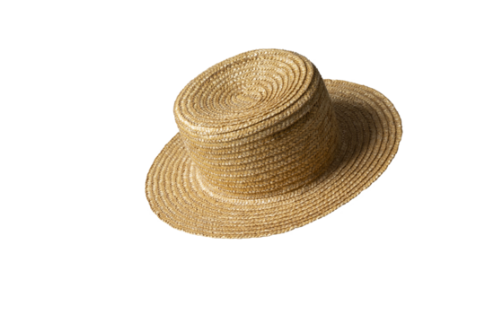 Straw hat. Isolate. PNG