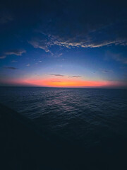 Fototapeta premium sunset over the sea