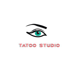 Modern logo for a tattoo studio. Beauty studio logo