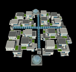 Futuristic Residential Habitat