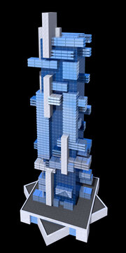Futuristic City High-rise Architecture