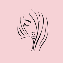 Modern logo for makeup artists. Tatoo Studio logo