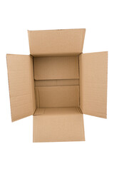 Parcel box isolated on white background