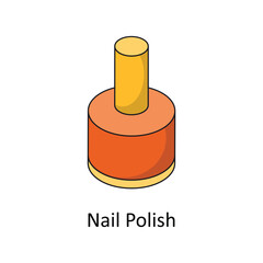Nail Polish Vector Isometric Filled Outline icon for your digital or print projects.