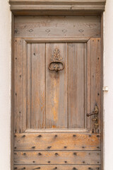 An old wooden door in the south of France.