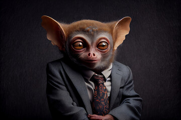 Animal in business Suit - Tarsier