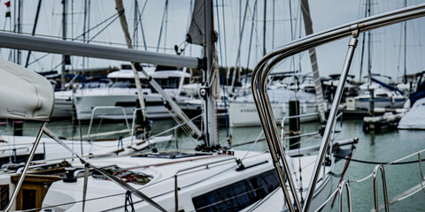 sail boat on the dock