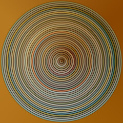 abstract colored circle lines motion blurred
