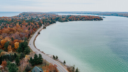 Lake Michigan Foliage