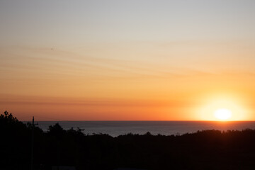 Fototapeta premium Atardecer en Piriápolis 