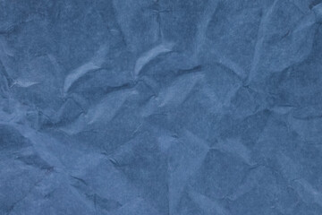 blue texture,a sheet of crumpled blue paper
