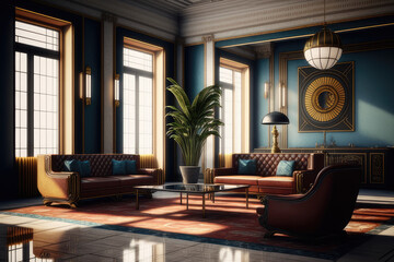 luxury apartment suite lounge