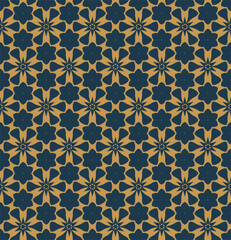 Fototapeta premium Abstract tileable geometric pattern. A seamless background, vintage texture. 