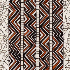 seamless pattern with irregular strip and line