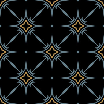 Abstract tileable geometric pattern. A seamless background, vintage texture.	