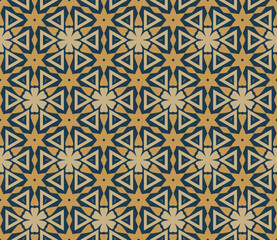 Abstract tileable geometric pattern. A seamless background, vintage texture.	