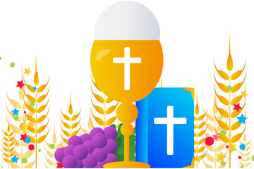 Holy saturday illustration