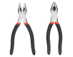Pliers. Classical or traditional shaped pliers. Stainless steel professional tools for woodworking or metal construction. Nail Remover. Mechanic instrument. Good for workshop, repair, renovation home.