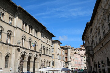 Fototapeta na wymiar Old town of Perugia, Italy Umbria