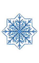 snowflake on free background mandals	