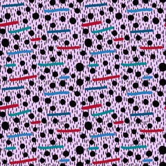 Abstract polka dots seamless fluffy circle pattern for wrapping paper and kids clothes print and fabrics and linens