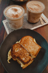 sandwich on a plate ready to eat