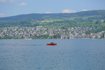 Obraz premium boats on the lake