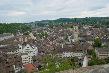 Fototapeta na wymiar view of the city of salzburg country