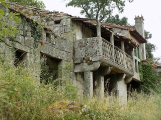 Casa rural abandonada en Galicia