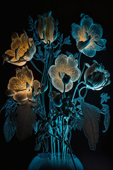 Bioluminescent Flower Bouquets