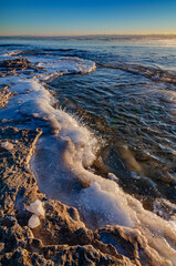 Obraz premium 585-11 Water's Winter Edge