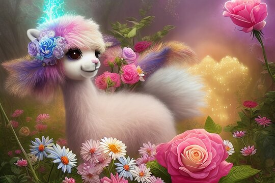 Llama looking into the Distance