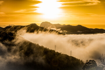 paisaje atardecer