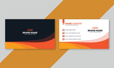 Corporate business card.