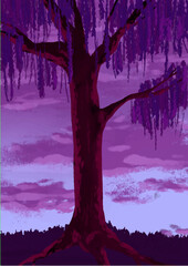 magic tree in the park