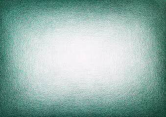 Hand drawn green painted gradient frame on white paper texture background. Use Canson Fine Face Paper 100 Pounds A5 with Emerald 61 Renaissance Artists' Coloured Pencil