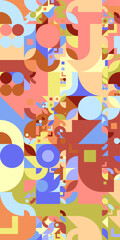 Pisorama 3 - Multishape and Multicolor Background