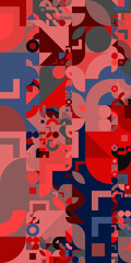 Pisorama 4 - Multishape and Multicolor Background