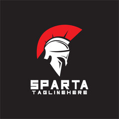 spartan logo icon designs vector