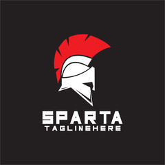 spartan logo icon designs vector