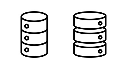 Database icon vector illustration. database sign and symbol