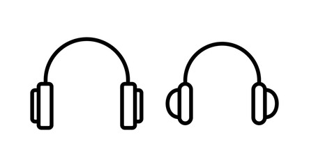 Headphone icon vector illustration. Headphone sign and symbol