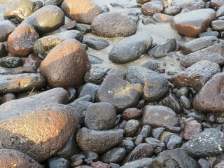 stones on the beach
