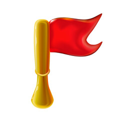 Red glossy litle flag.png