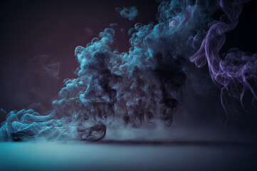 This background is composed of smoke or fog that creates a dreamy or mysterious atmosphere. Dark misty background