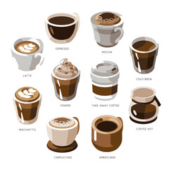 coffee cup icons